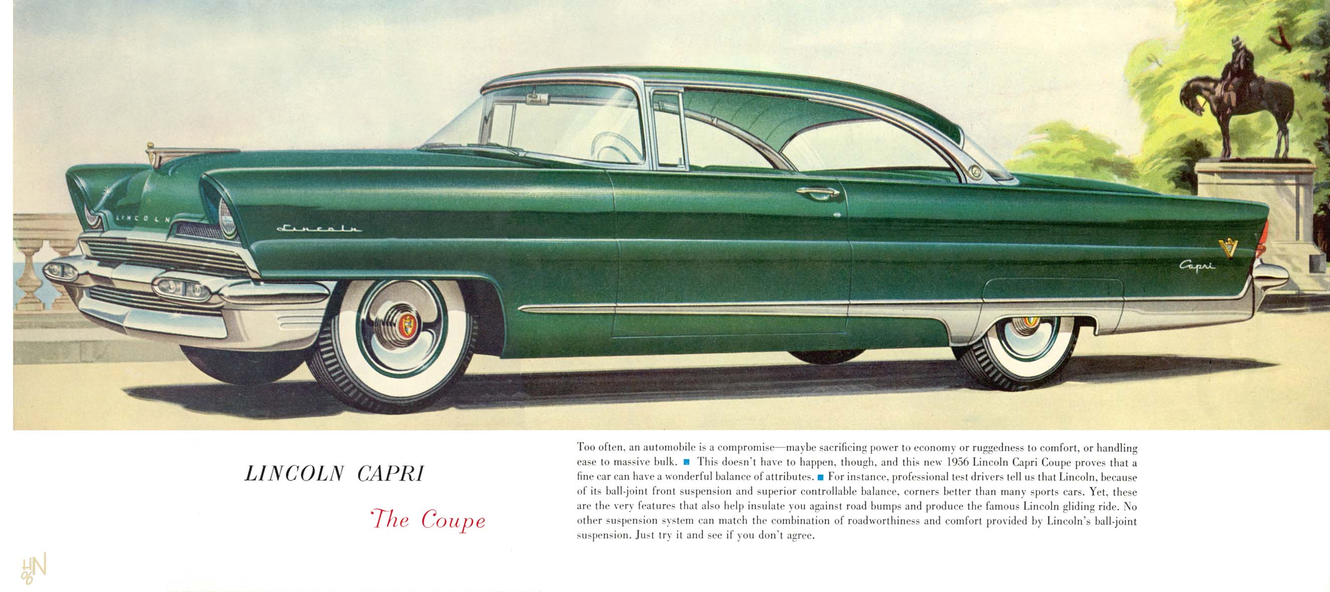 1956 Lincoln Brochure Page 2